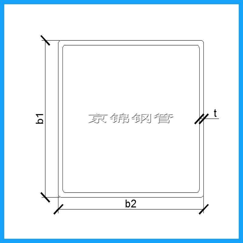 方管規(guī)格示例圖 方管規(guī)格示例圖